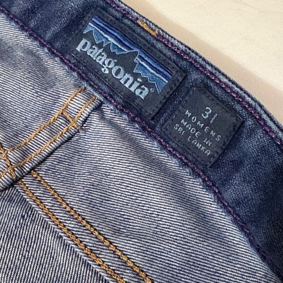 NWOT Patagonia Straight Leg Denim Organic Cotton Jeans Size 31 X 32.5 Dark Wash - Picture 9 of 13